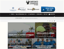 Tablet Screenshot of campeonatolatinoamericano.com